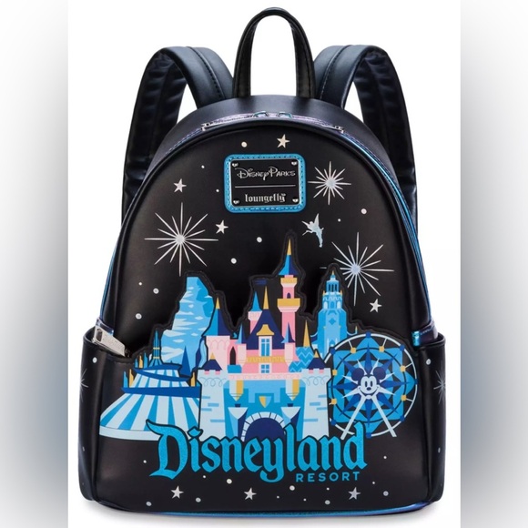 Loungefly Handbags - Loungefly Disneyland Park Icons Loungefly Mini Backpack NWT